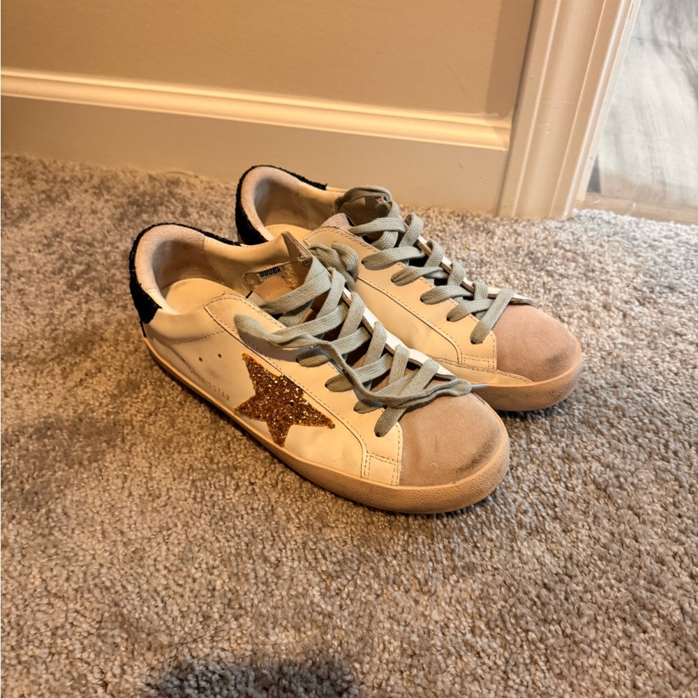 Golden Goose Sneakers with Gold Star 38 US 39 EU